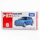  Đồ chơi mô hình xe Tomica No. 8 Toyota Raize 