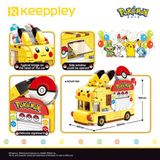  Mô hình Keeppley Pikachu Poke Ball Car K20214 