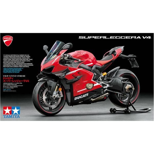 Mô hình xe Ducati Superleggera V4 1/12 Tamiya 14140 chính hãng