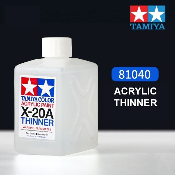 Dung dịch pha sơn Tamiya Acrylic X-20A Thinner 250ml 81040