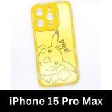  Ốp lưng Pokemon Pikachu Pika cao cấp cho iPhone 15/Plus/Pro/Pro Max 