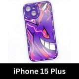  Ốp lưng Pokemon Gengar Face cao cấp cho iPhone 15/Plus/Pro/Pro Max iPhone 16 Pro/Pro Max 