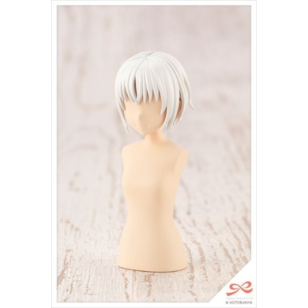  Sousai Shojo Teien After School Short Wig Type A White & Chocolate Brown - Kotobukiya JK012 
