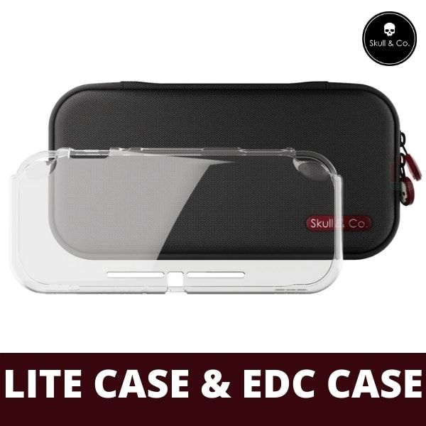  Combo ốp lưng Lite Case + túi đựng EDC Case Skull & Co cho Nintendo Switch Lite 