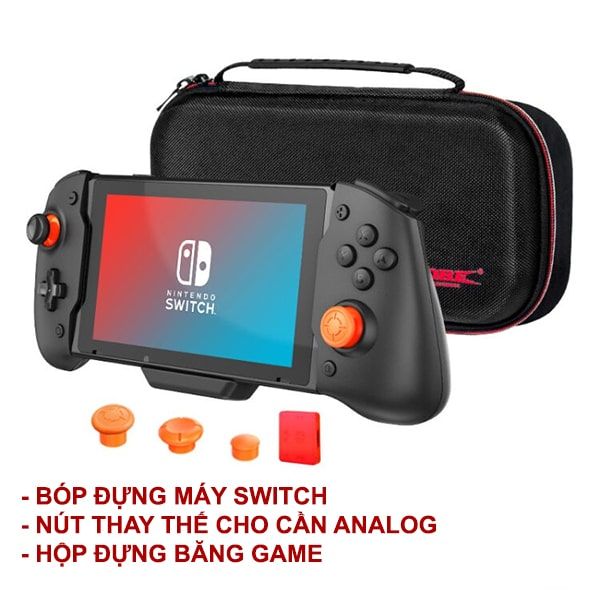 shop game bán Tay cầm DOBE ốp lưng hand grip máy Nintendo Switch có túi đựng TNS-19252C1 giá rẻ