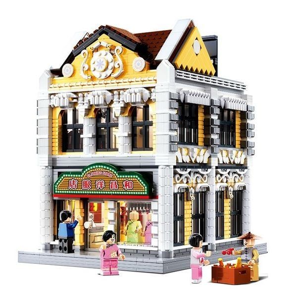 Mô hình lắp ráp Balody Shanghai Bund Clothing Stores đồ chơi đẹp mắt chất lượng tốt giá rẻ quà tặng bé nhỏ trẻ em con cái người lớn sưu tầm trưng bày trang trí