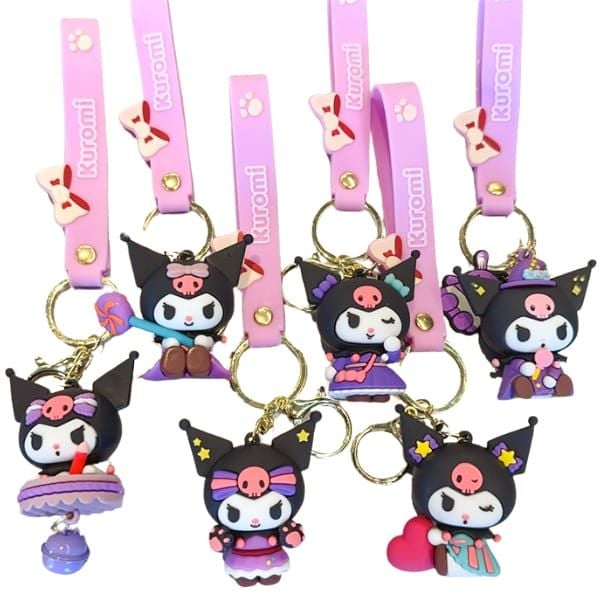 Móc khóa figure Sanrio Kuromi keychain giao hỏa tốc 1 tiếng nội thành Sài Gòn Hà Nội