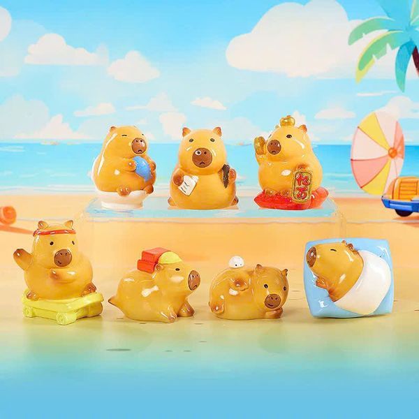 Hộp Mù Capybara Nô Lệ Tư Bản Blind Box random may mắn nhận mô hình ngẫu nhiên đáng yêu đẹp mắt