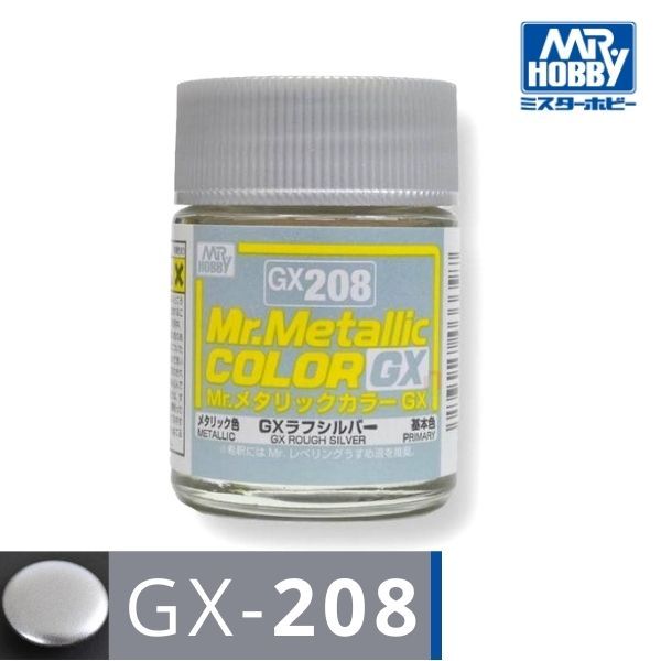 Gundam Store VN Sơn mô hình Mr.Metallic Color GX208 Rough Silver chính hãng nShop