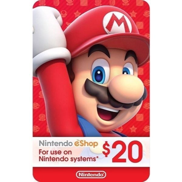 MUA NINTENDO ESHOP PREPAID CARD (20$) - Thẻ nạp tiền cho Nintendo Switch, 3DS