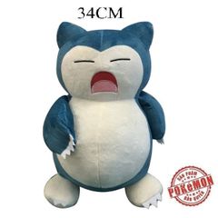 Thú bông Pokemon Snorlax - Kabigon 34cm - Đồ chơi Pokemon chính hãng
