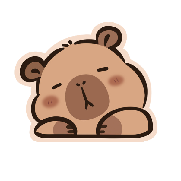  Lót Chuột Trang Trí Bo Viền Capybara Vol 2 