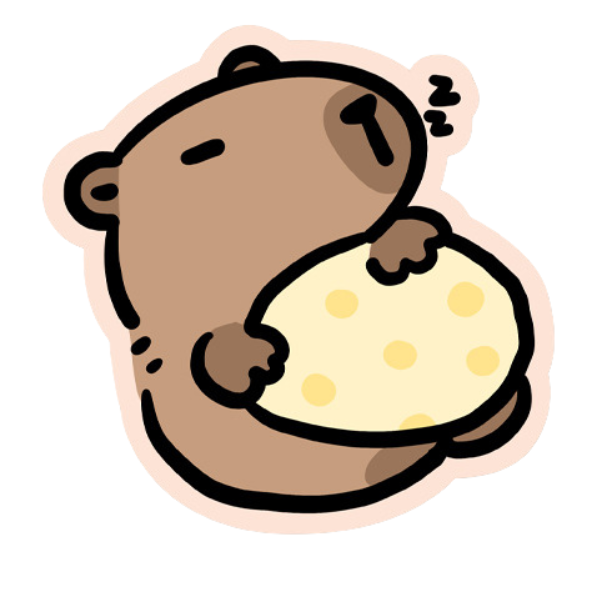  Lót Chuột Trang Trí Bo Viền Capybara Vol 2 