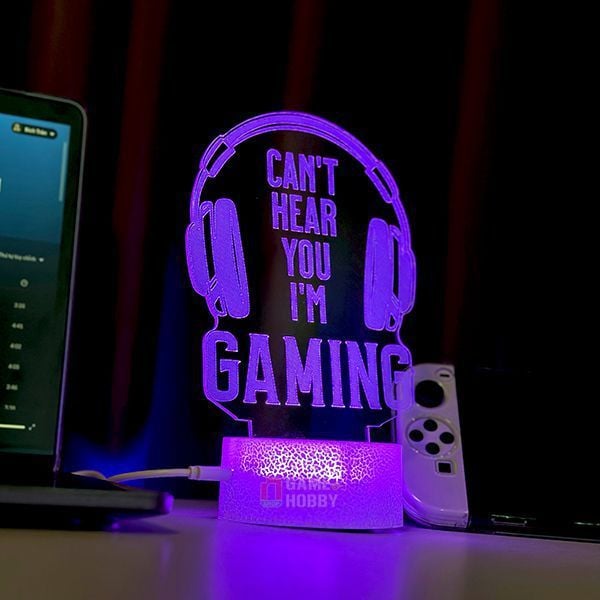 Đèn LED RGB trang trí bàn Gaming Headphone tặng kèm remote - Cat Headset