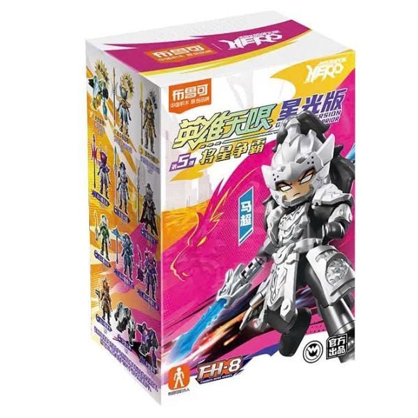  Hộp Mù Blokees Figures Hero Infinity Galaxy Version Turbo 05 General Star Battle 
