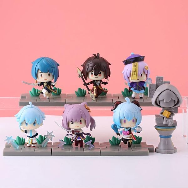 Hộp Mù Mô hình Genshin Impact Battlefield Heroes NG15 test nhân phẩm thử vận may, sưu tập nhân vật yêu thích của bạn