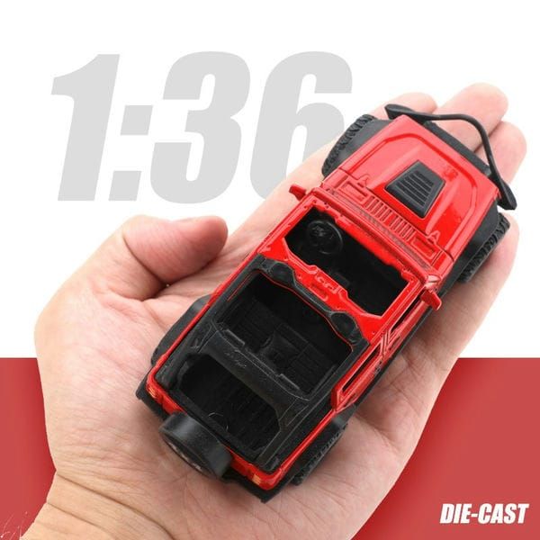 Mô hình xe Rubicon Jeep kim loại 1:36 dây cót MC5 