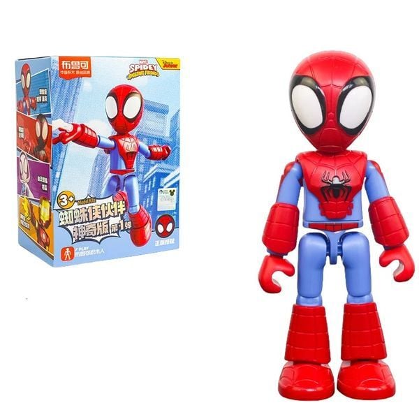  Spidey Amazing Friends Spider Peter Parker Model Kit Blokees 74801 