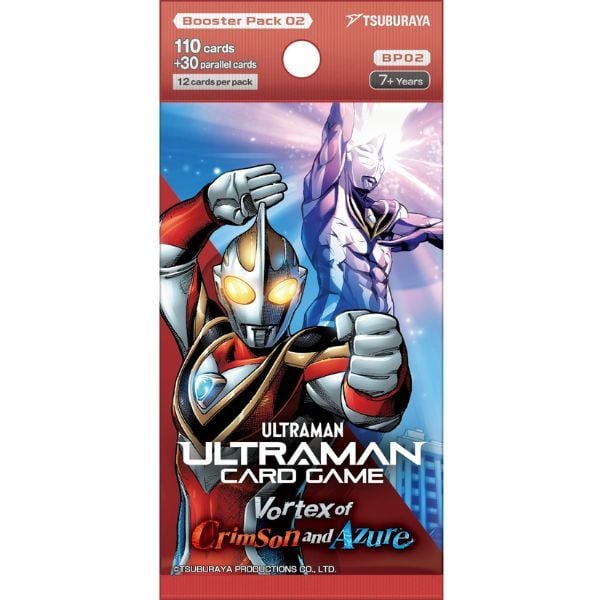  Ultraman Card Game Booster Pack Vortex of Crimson and Azure BP02 