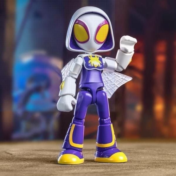 Blokees Spidey & His Amazing Friends Level 03 Ghost Spider Web-Spinners Suits mô hình lắp ráp chất lượng từ Nhật Bản tại nShop