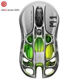  Chuột không dây Gaming GravaStar Mercury M1 Pro Gunmetal Gray 