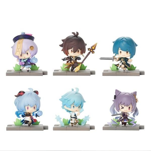 Hộp Mù Mô hình Genshin Impact Battlefield Heroes NG15 test nhân phẩm thử vận may, sưu tập nhân vật yêu thích của bạn