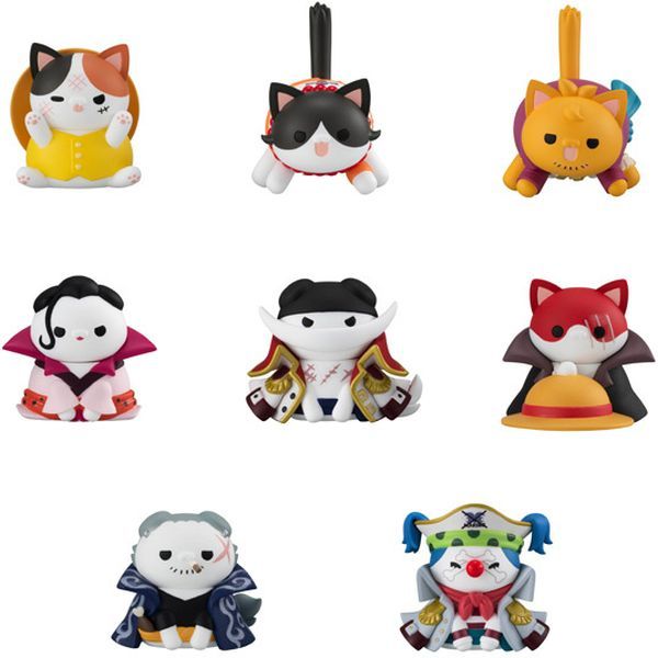  MegaHouse Hộp Mù MEGA CAT PROJECT ONE PIECE Nyan Piece Nyan Ver. Luffy & Paramount War of Marineford 