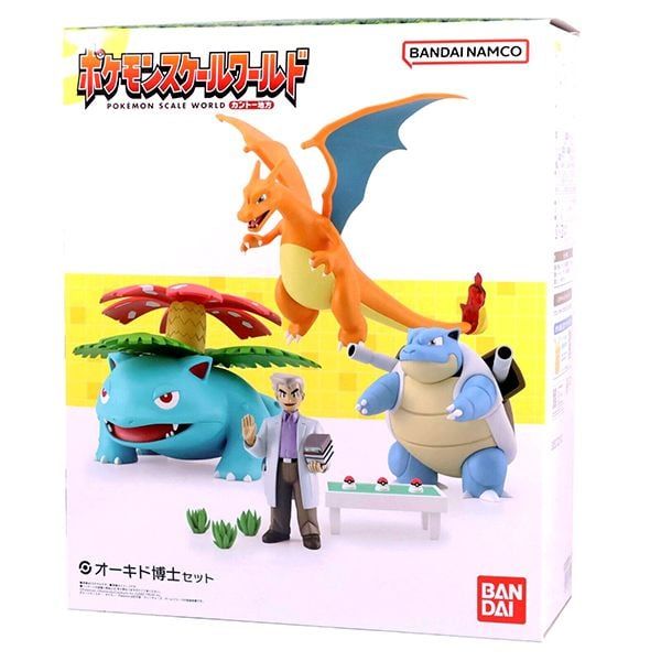  Pokemon Scale World Kanto Professor Oak Set 