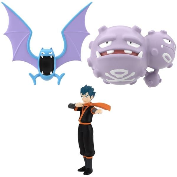 Figure Pokemon Scale World Kanto Region Koga & Golbat & Weezing