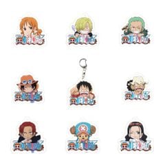 Móc khóa acrylic One Piece chibi logo