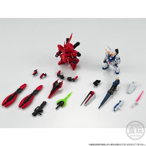 mô hình FW Gundam Converge Core RX-93ff Nu Gundam & MSN-04FF Sazabi Set chính hãng