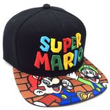  Mũ nón lưỡi trai Super Mario Luigi màu Đen 