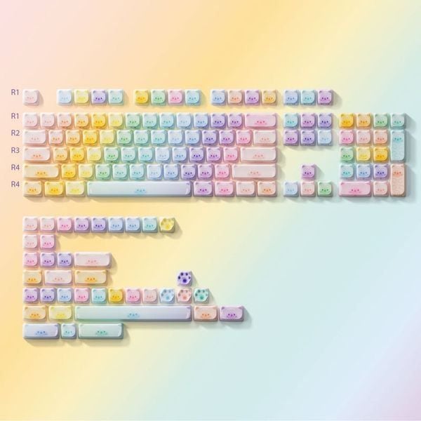  Bộ Keycap bàn phím cơ AKKO Color Cat 