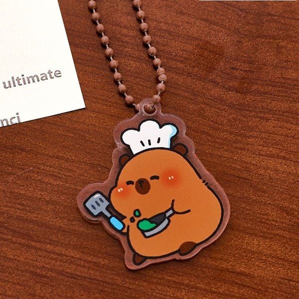  Móc khóa nhựa hình chuột lang nước Capybara Vol 3 