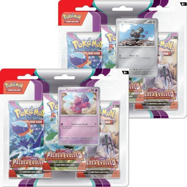 Review các thẻ bài mạnh, hiếm cùng Thẻ bài Pokemon TCG SV02 Paldea Evolved 3 Pack Blister sản phẩm được yêu thích tại nShop