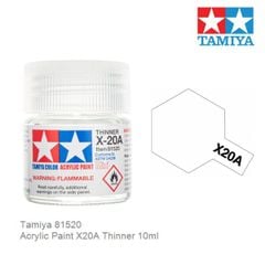 81520 Acrylic Mini X-20A Thinner 10ml