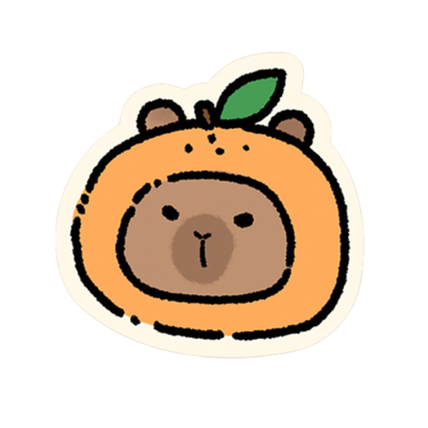  Lót Chuột Trang Trí Bo Viền Capybara Vol 2 
