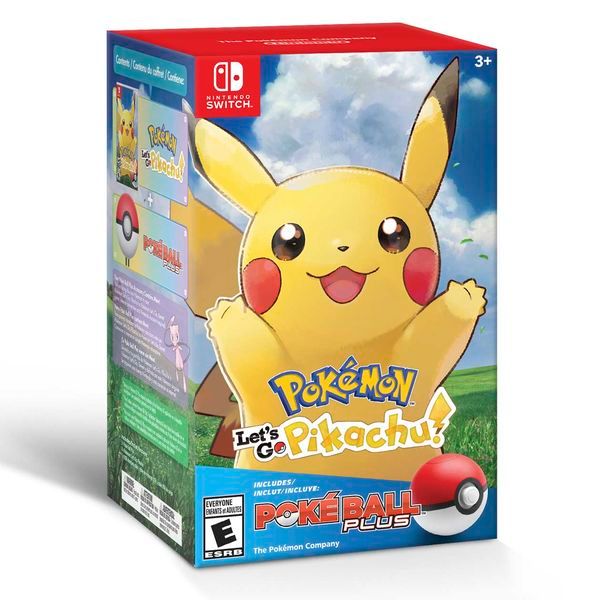  SW077C - Pokemon: Let’s Go, Pikachu! + Poke Ball Plus Pack 