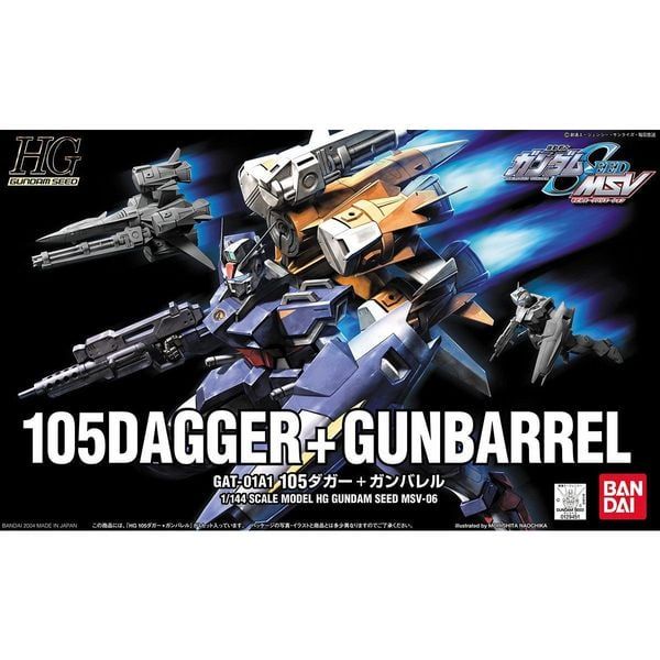  GAT-01A1 105 Dagger + Gunbarrel - HG 1/144 - Mô hình Gundam chính hãng Bandai 