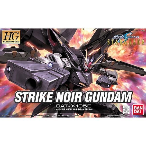  GAT-X105E Strike Noir Gundam - HG 1/144 - Mô hình robot chính hãng Bandai 