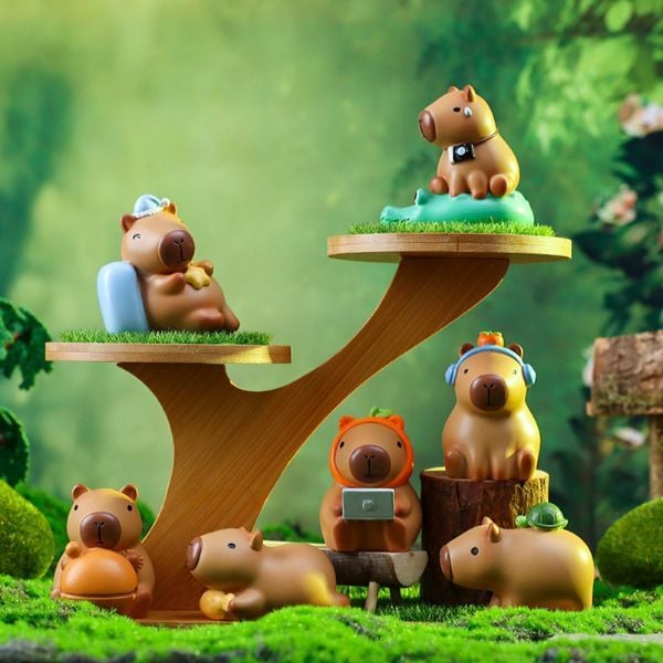 Đồ chơi mô hình Capybara Kapybara Working Week Blind Box đẹp mắt chính hãng chất lượng tốt mua tặng người thân yêu gia đình bạn bè