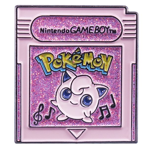  Huy hiệu pin kim loại băng game GBA Pokemon Jigglypuff 