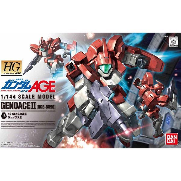 Genoace II RGE-B890 - Gundam Age - HG - 1/144 chính hãng Bandai