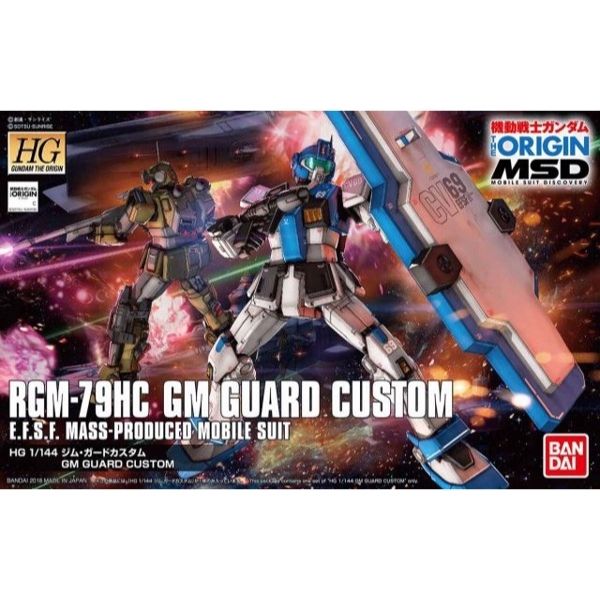 Mô hình GM Guard Custom (Gundam The Origin Ver.) (HG - 1/144) – nShop ...
