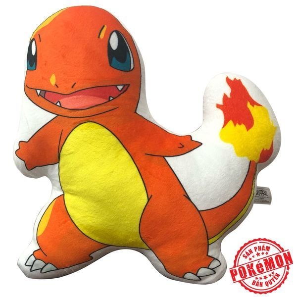 Gối Pokemon Charmander - Hitokage - Đồ chơi Pokemon chính hãng siêu đẹp