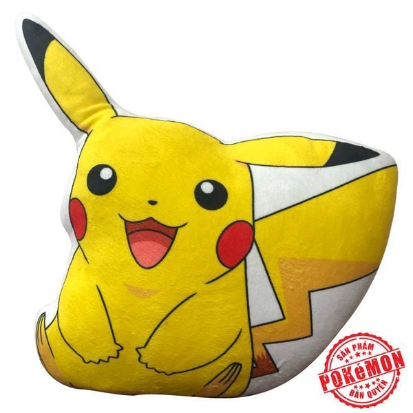 Gối Pokemon Pikachu - Đồ chơi Pokemon chính hãng siêu đẹp