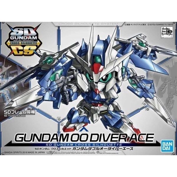 Gundam 00 Diver Ace (SD Gundam Cross Silhouette)