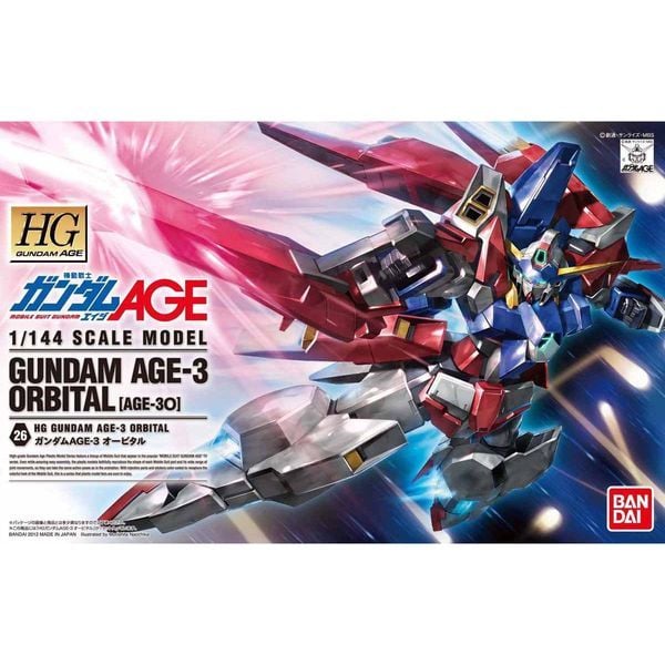 Gundam Age-3 Orbital Gundam AGE HG 1/144 chính hãng Bandai