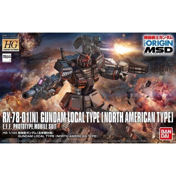Gundam Local Type (North American Type) (Gundam The Origin Ver.) (HGUC - 1/144)