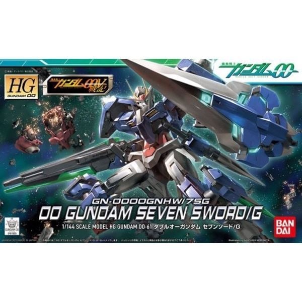  00 Gundam Seven Sword/G (HG00 - 1/144) - Mô hình Gunpla chính hãng Bandai 